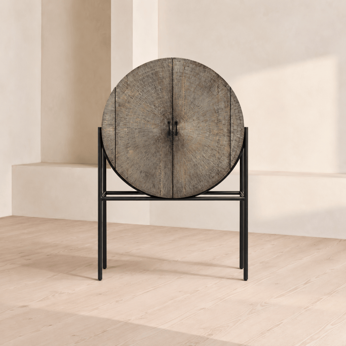 Bhutan Round Bar Cabinet