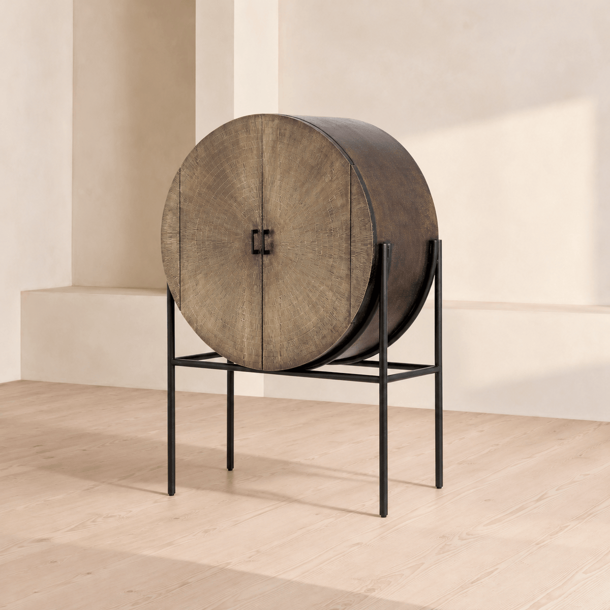 Bhutan Round Bar Cabinet