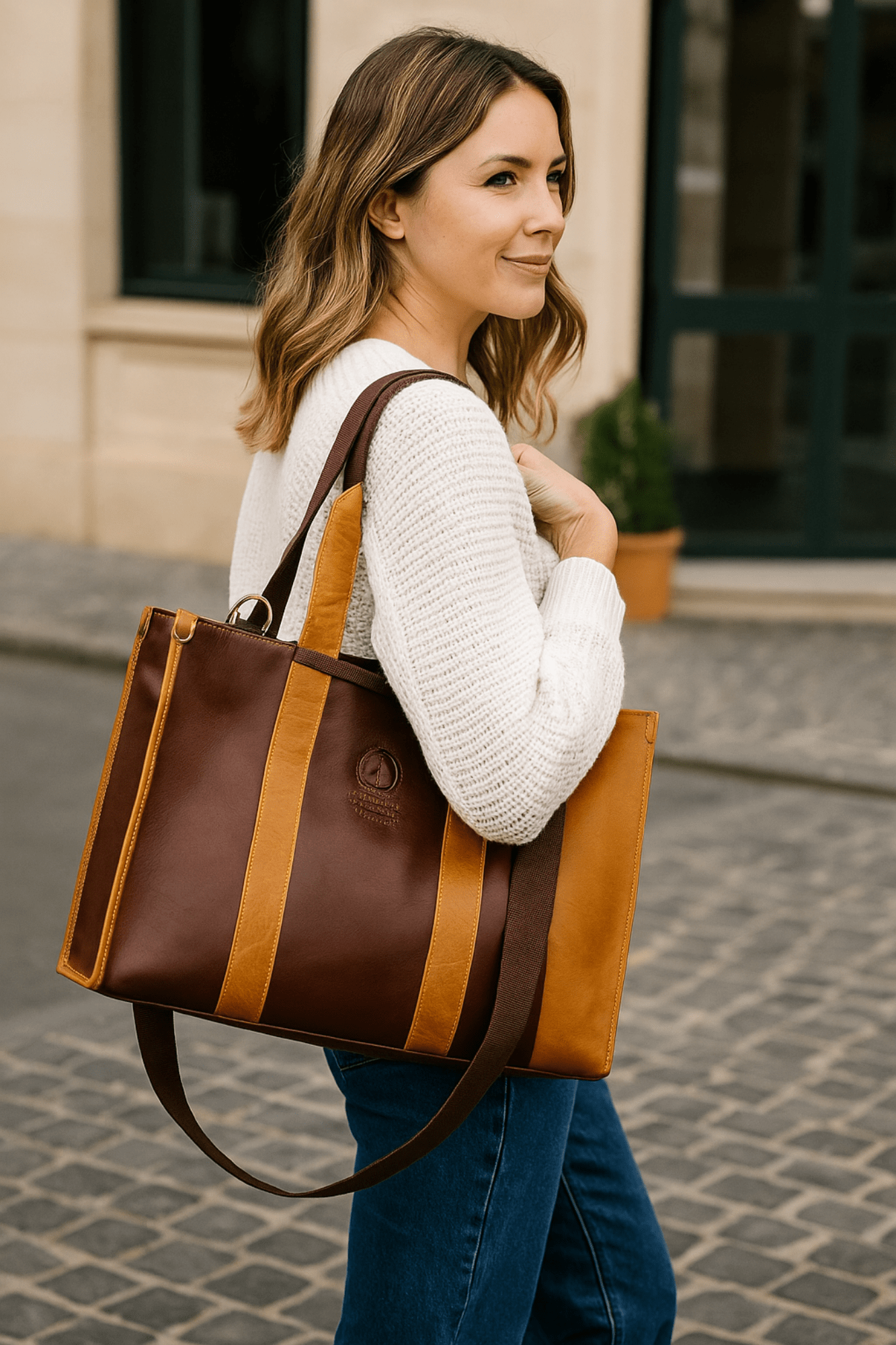 Aurelius Leather Leather Bag Large Leather Tote Lara Leather Tote