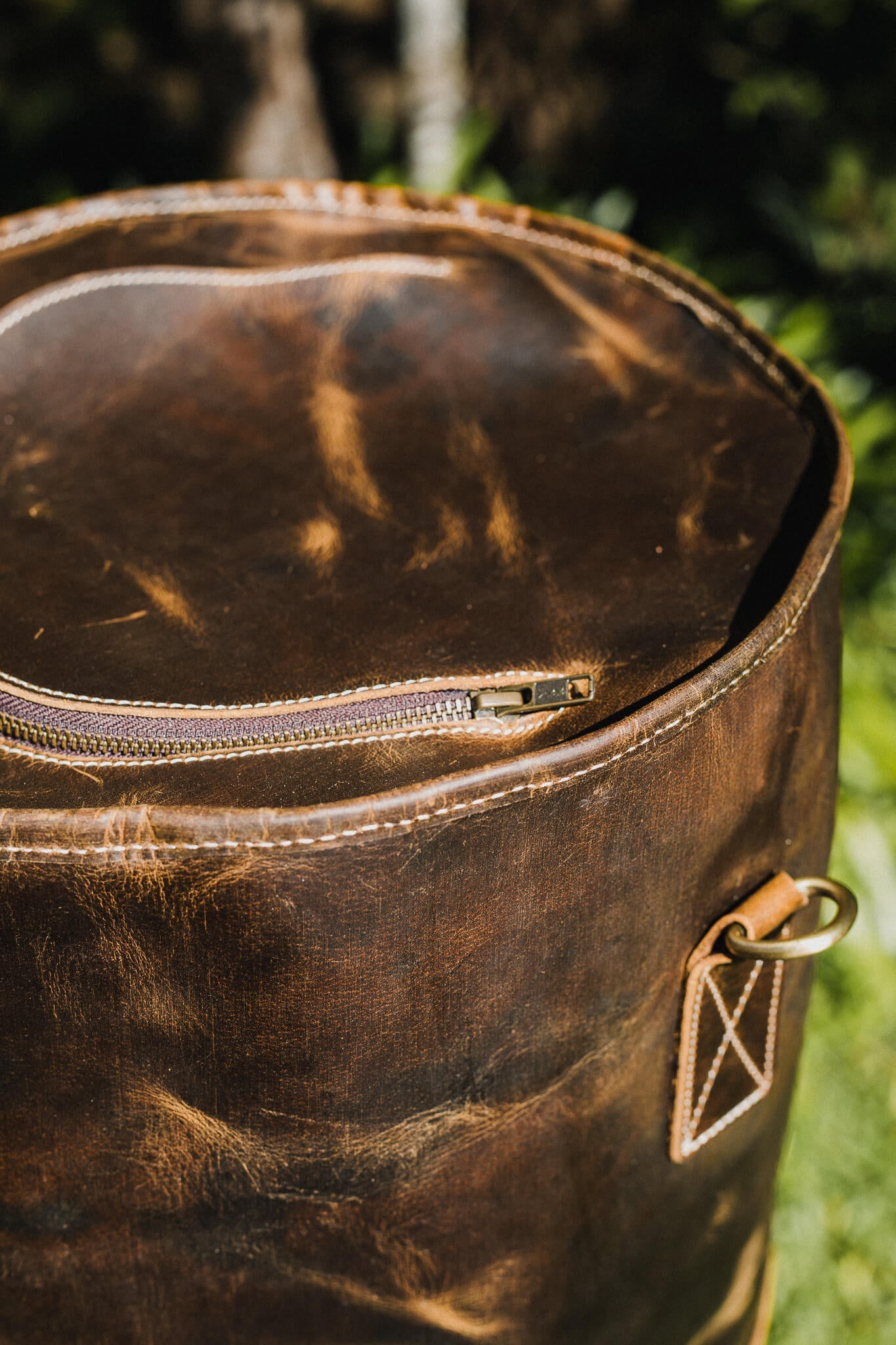 Aurelius Leather Leather Bag Leather Tan Henry Vintage Leather Boxing Bag