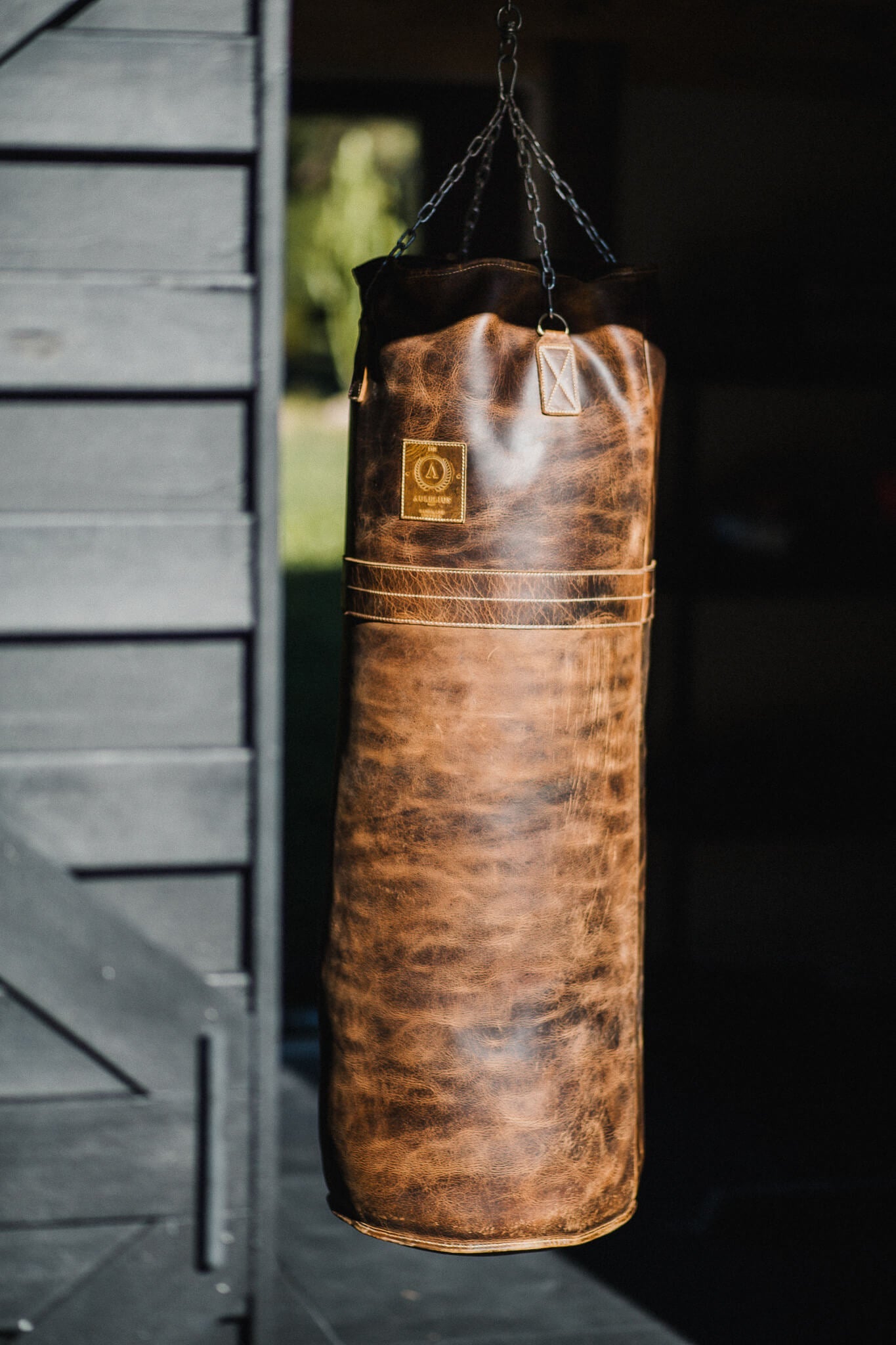 Aurelius Leather Leather Bag Leather Tan Henry Vintage Leather Boxing Bag
