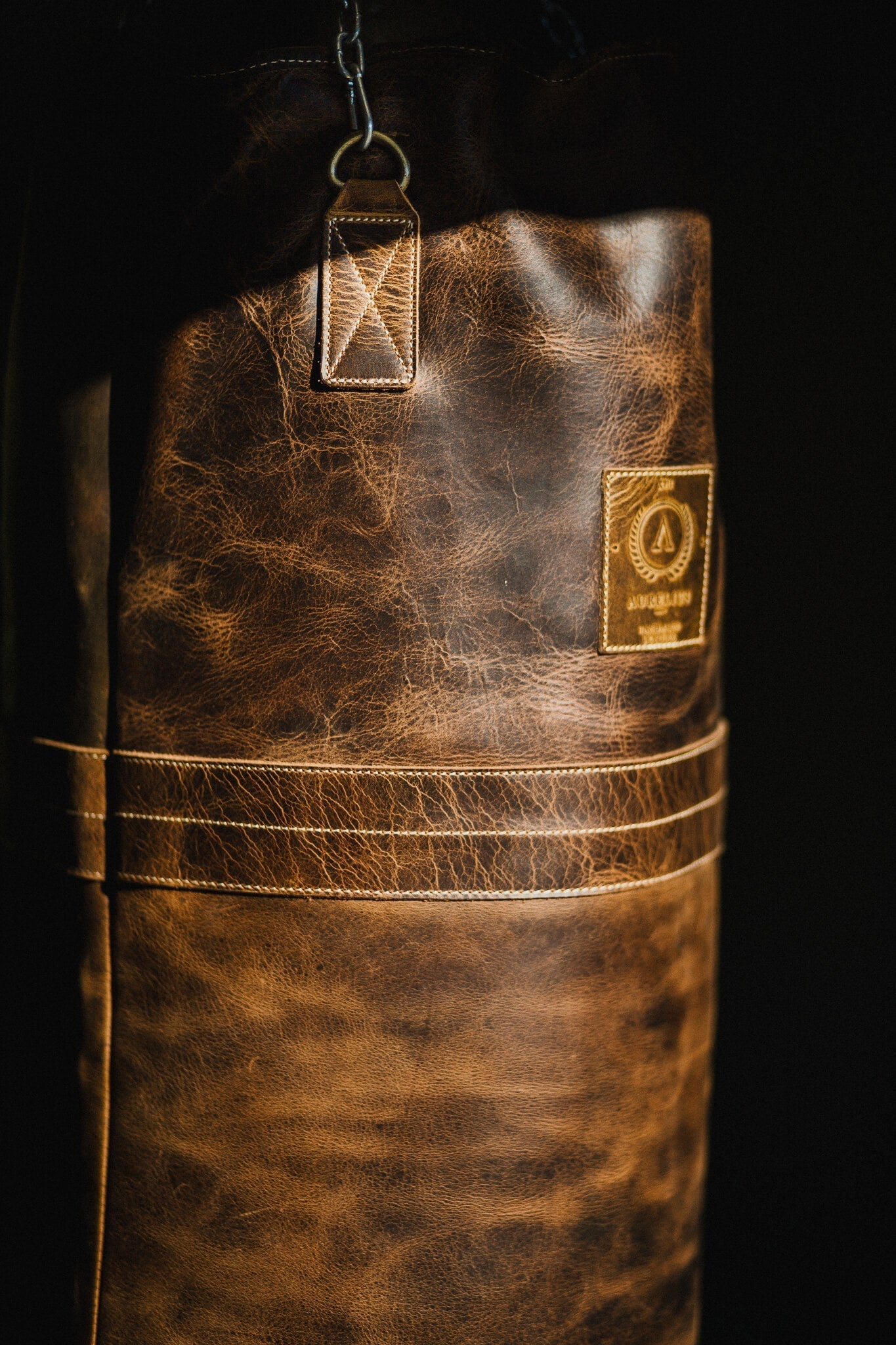 Aurelius Leather Leather Bag Leather Tan Henry Vintage Leather Boxing Bag