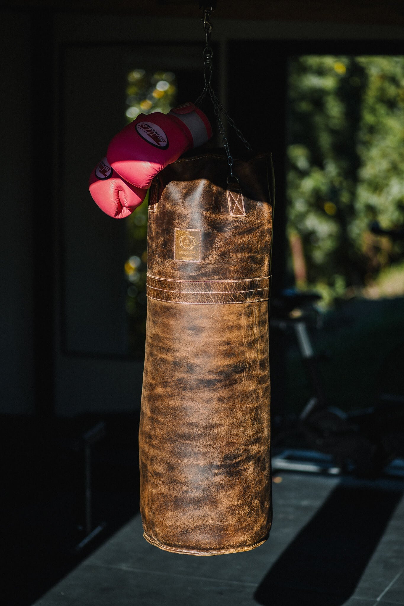 Aurelius Leather Leather Bag Leather Tan Henry Vintage Leather Boxing Bag