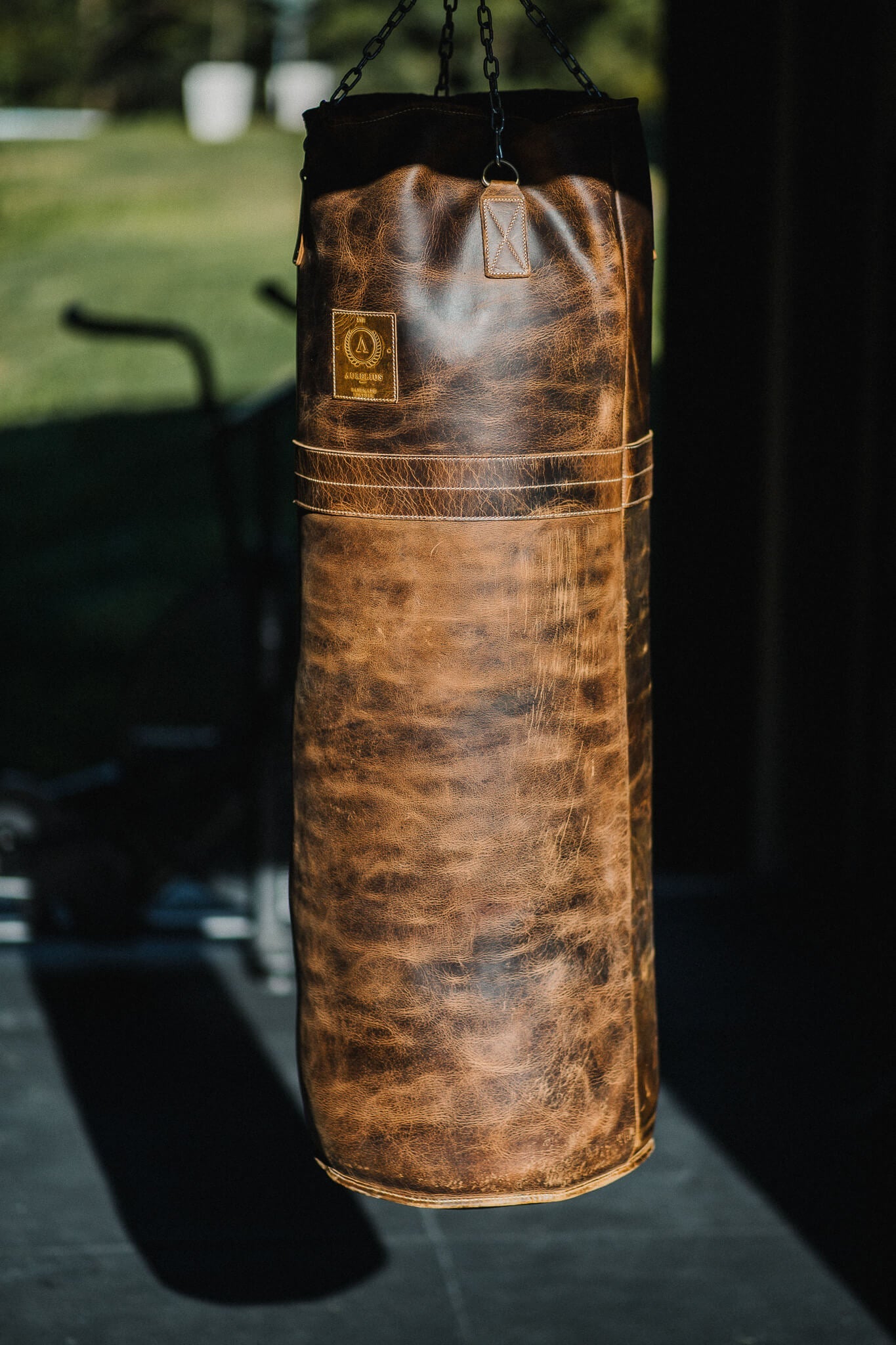 Aurelius Leather Leather Bag Leather Tan Henry Vintage Leather Boxing Bag