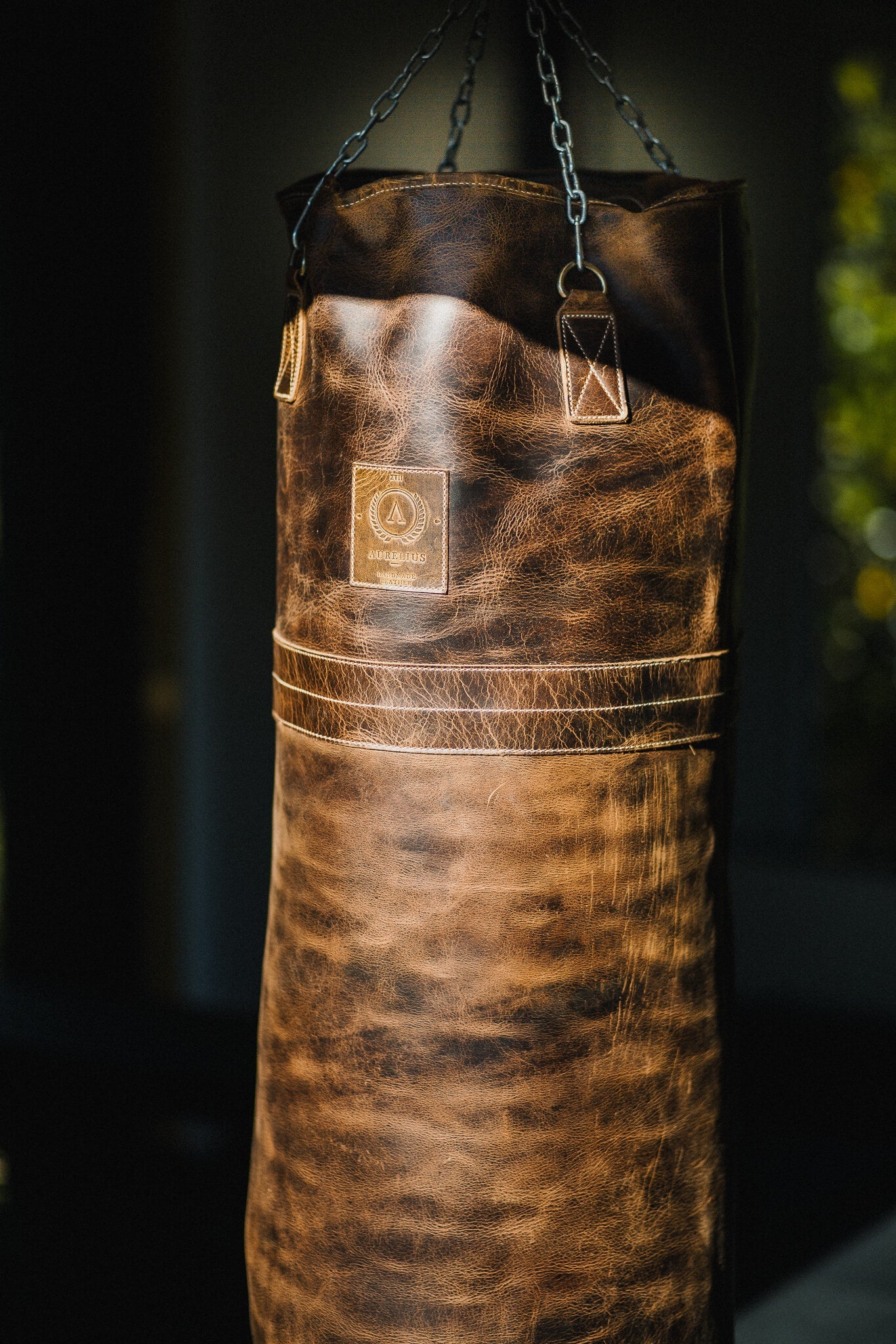 Aurelius Leather Leather Bag Leather Tan Henry Vintage Leather Boxing Bag