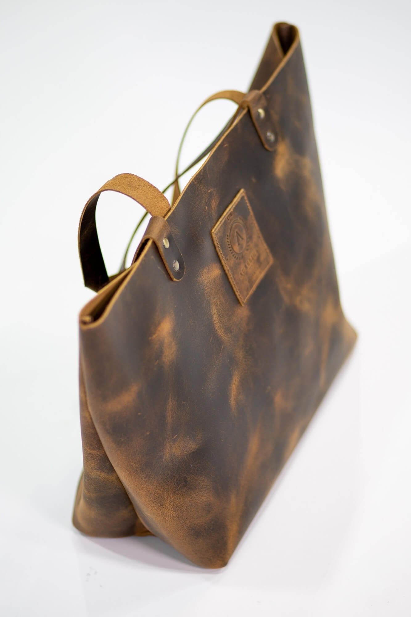 Aurelius Leather Leather Bag Leather Tote Chester Leather Tote mini