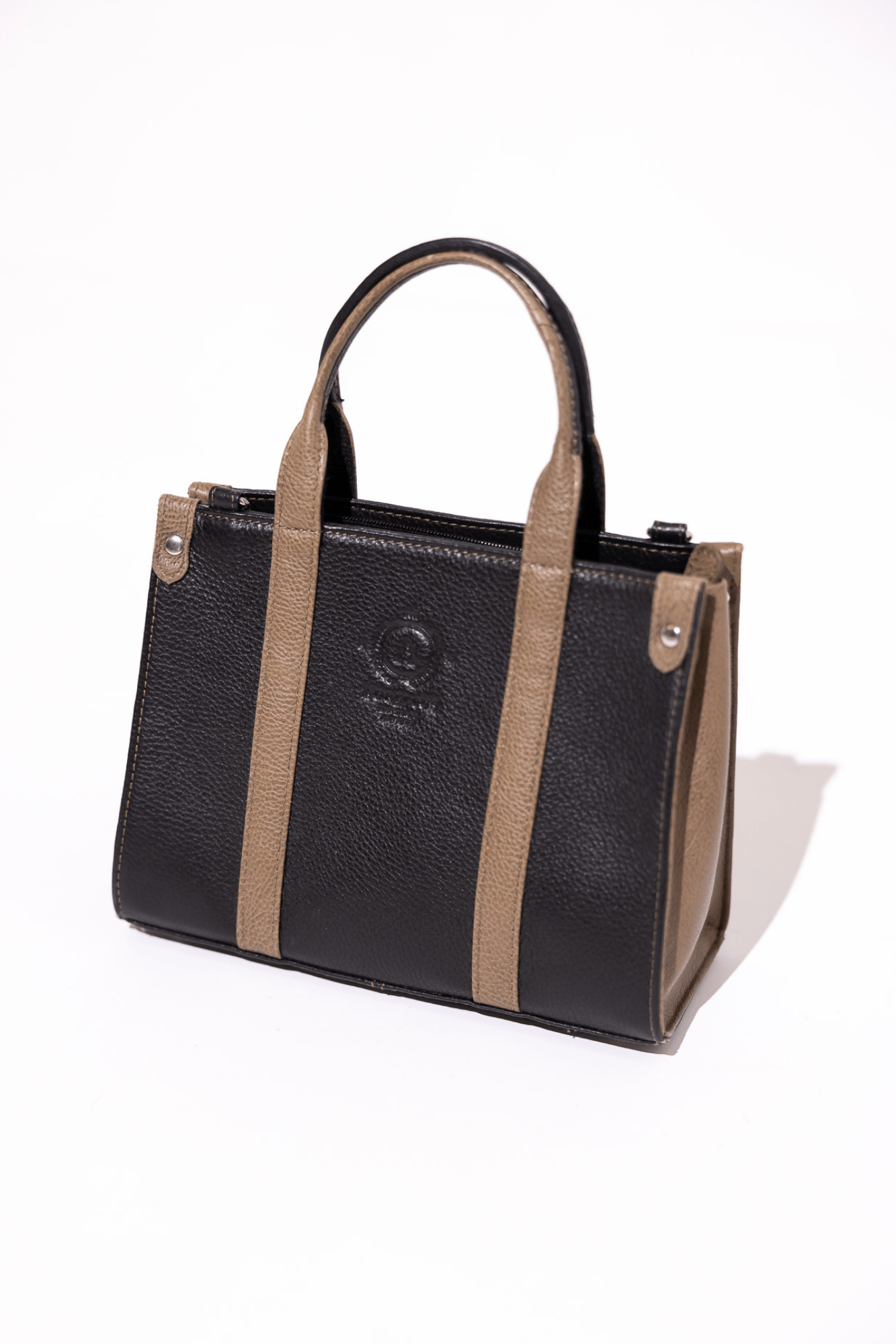 Aurelius Leather Leather Bag Small Leather Tote Quinn Black Leather Tote