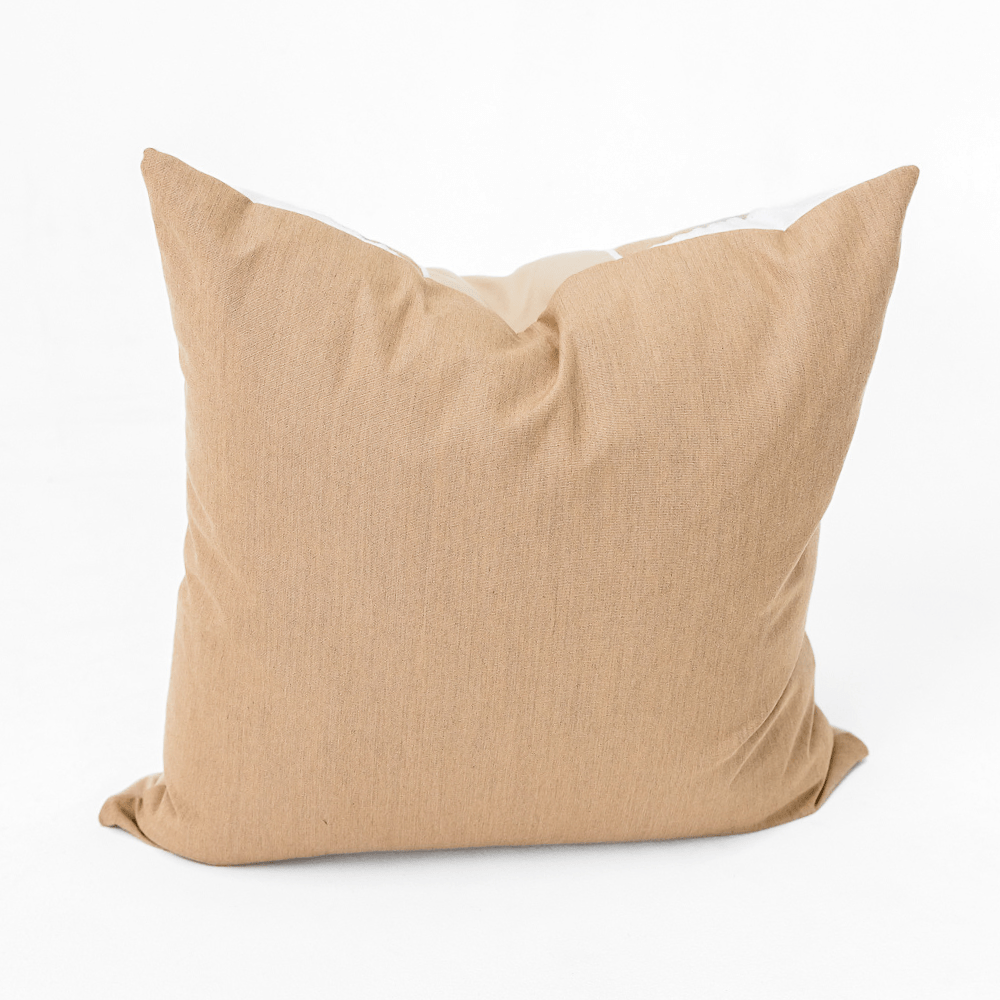 Bandhini Design House Lounge Cushion Outdoor Inter Gem Applique Beige Lounge Cushion 55 x 55cm