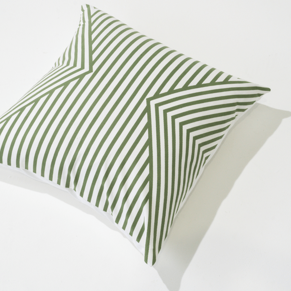 Bandhini Homewear Design Black Friday 23 Parasol Green Lounge Cushion 55 x 55cm