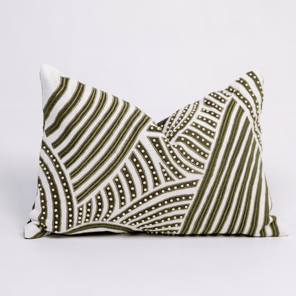 Bandhini Homewear Design Lumber Cushion Celladon Rake Celadon Lumber Cushion 35 x 53 cm