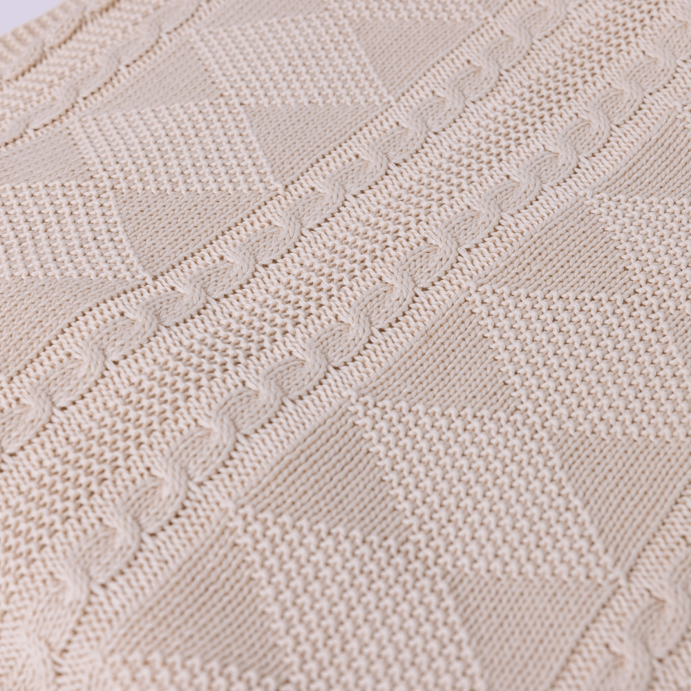 BHD HOME Bedsash Aurelia Beige Blanket