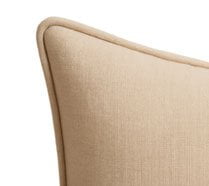 BHD HOME BHD Bespoke Piped Edge The Miami Chocolate Lounge Cushion 55 x 55cm