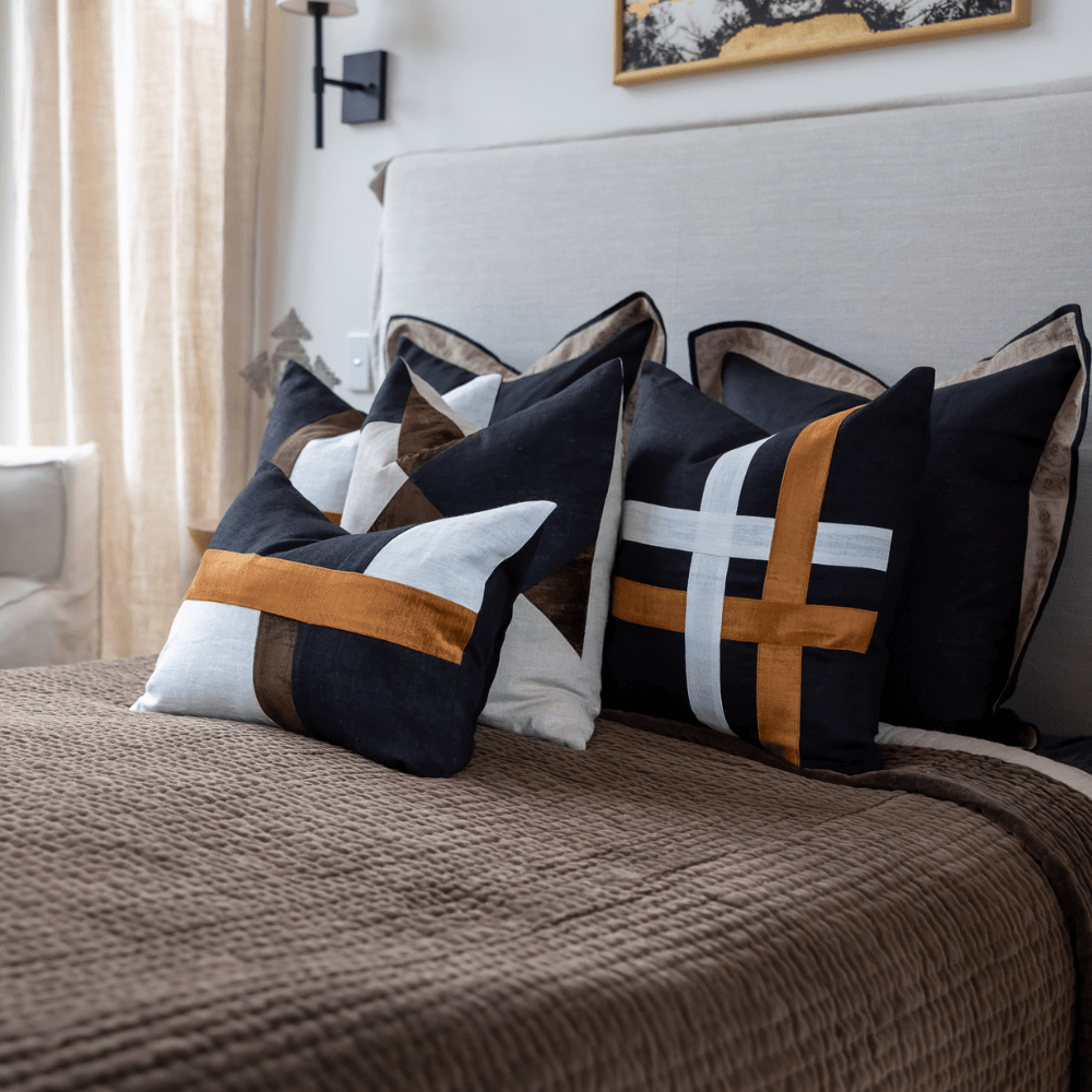 BHD HOME BHD Bespoke The Talle Chocolate Lumbar Cushion 40 x 60cm