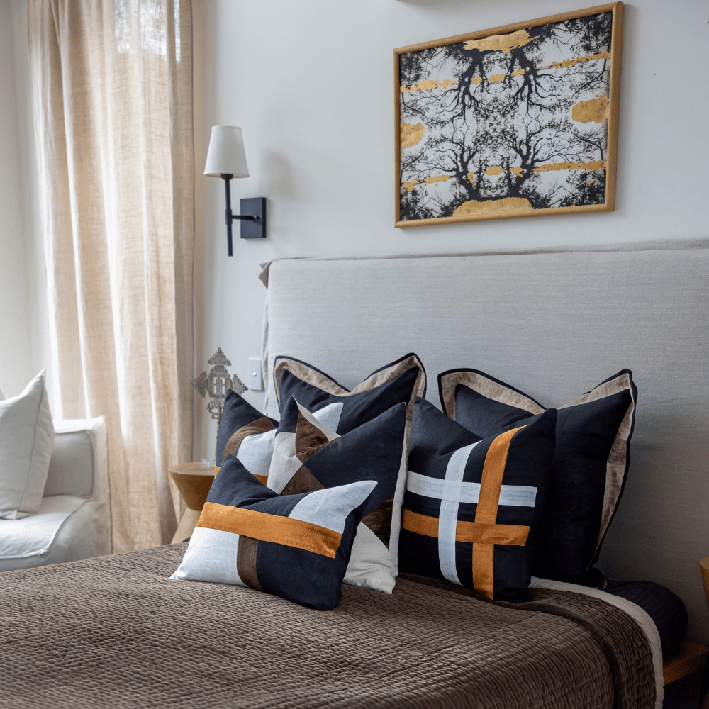 BHD HOME BHD Bespoke The Talle Chocolate Lumbar Cushion 40 x 60cm