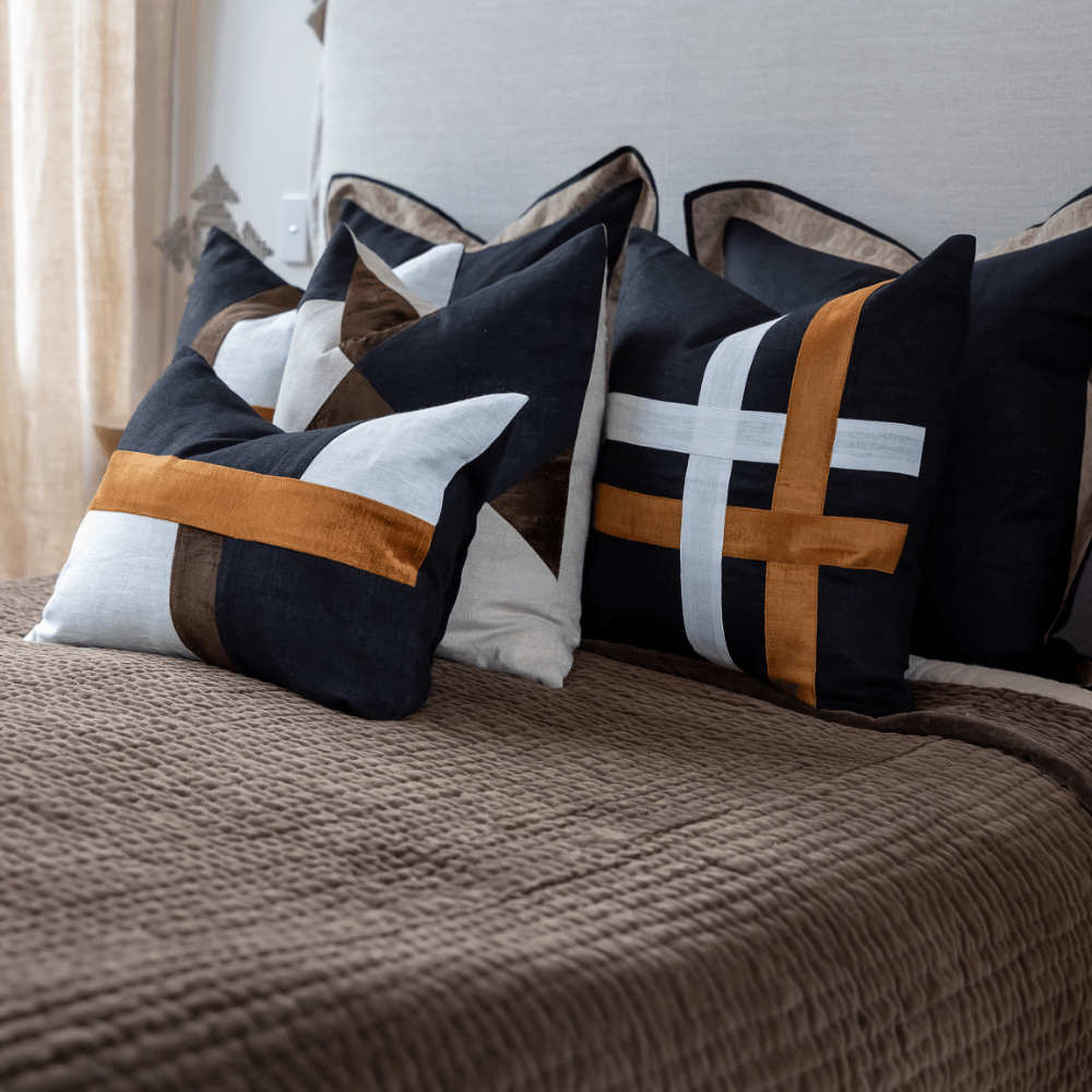 BHD HOME BHD Bespoke The Talle Chocolate Lumbar Cushion 40 x 60cm