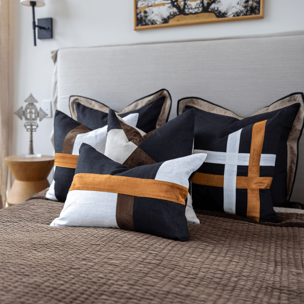 BHD HOME BHD Bespoke The Talle Chocolate Lumbar Cushion 40 x 60cm