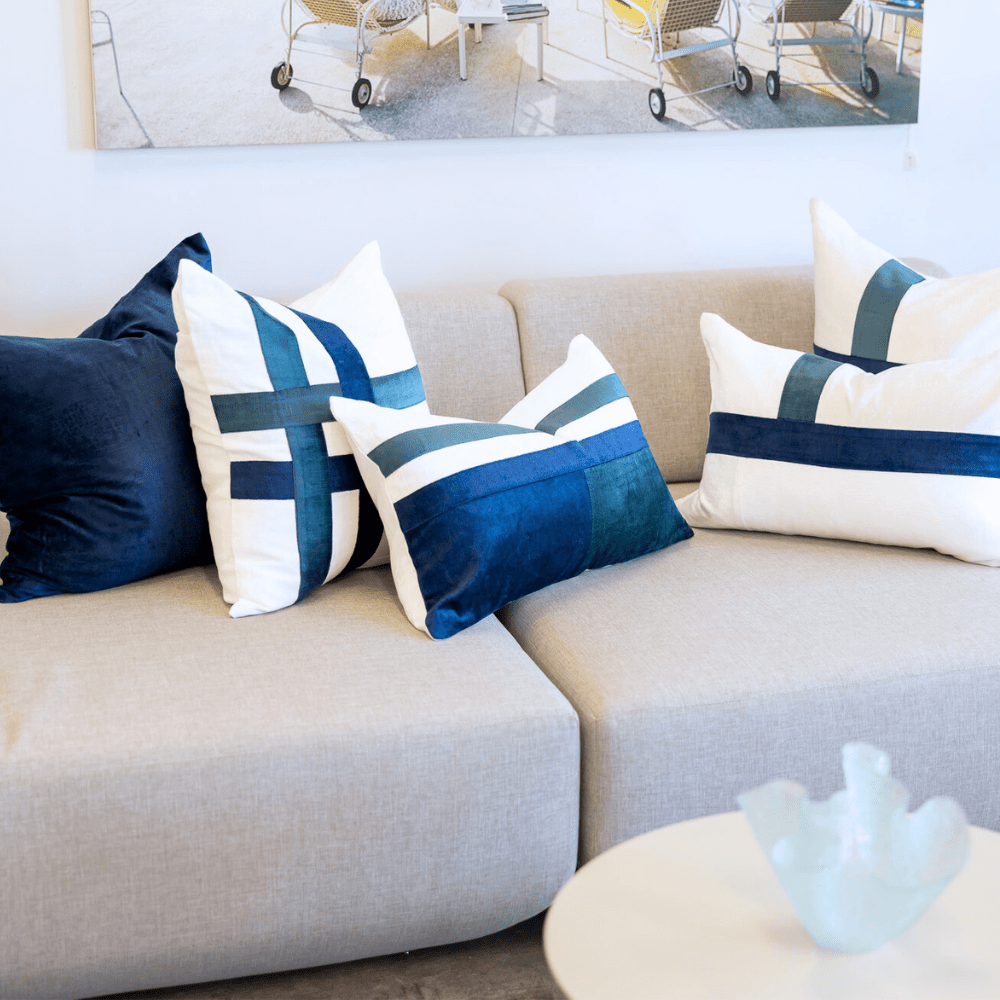 BHD HOME BHD Bespoke The Talle Navy Lounge Cushion 55 x 55cm