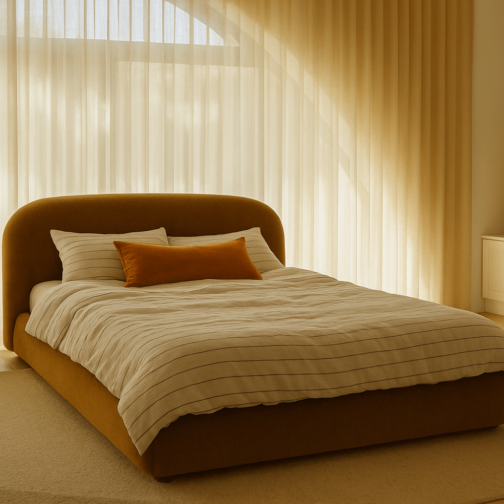 BHD HOME BHD Bespoke Velvet Flange Toffee Long Lumbar Cushion 40 x 90cm