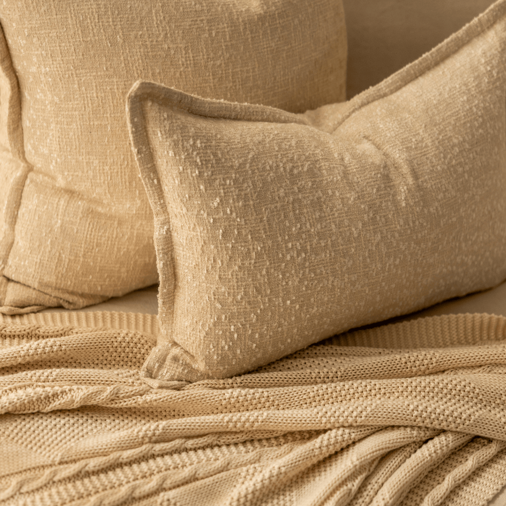 BHD HOME Bristol Handwoven Lumbar Silk Cushion