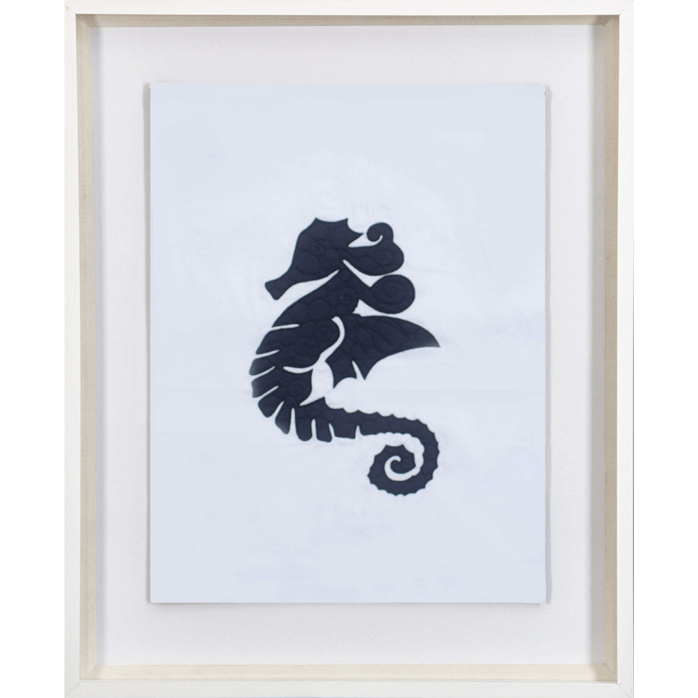 BHD HOME End of Line Sea Horse Navy Artwork 67 x 85 cm