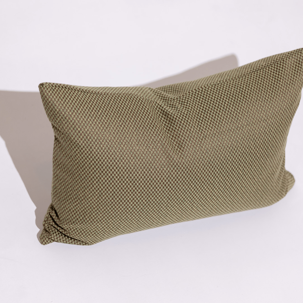 BHD HOME Hand Weave Green Check Lumber 40 x 60cm