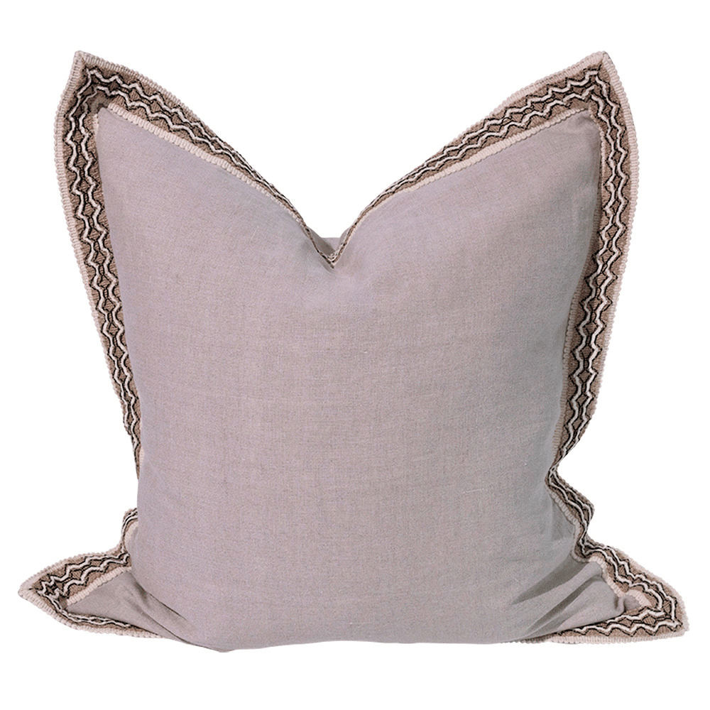 BHD HOME Haze Braid Natural Euro Cushion 65 x 65cm