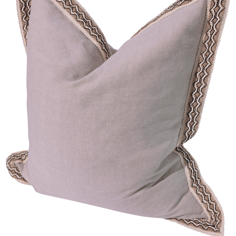 BHD HOME Haze Braid Natural Euro Cushion 65 x 65cm