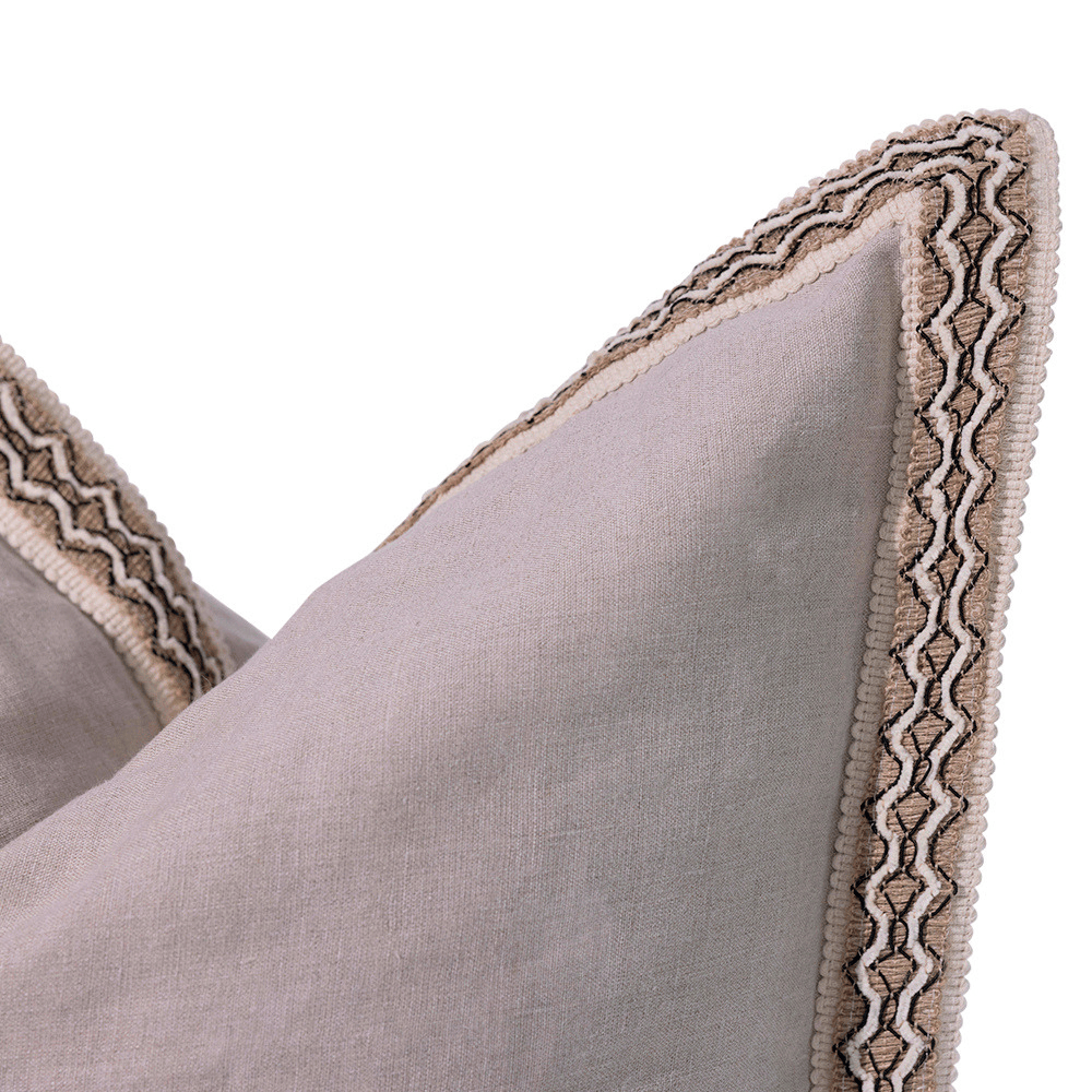 BHD HOME Haze Braid Natural Euro Cushion 65 x 65cm