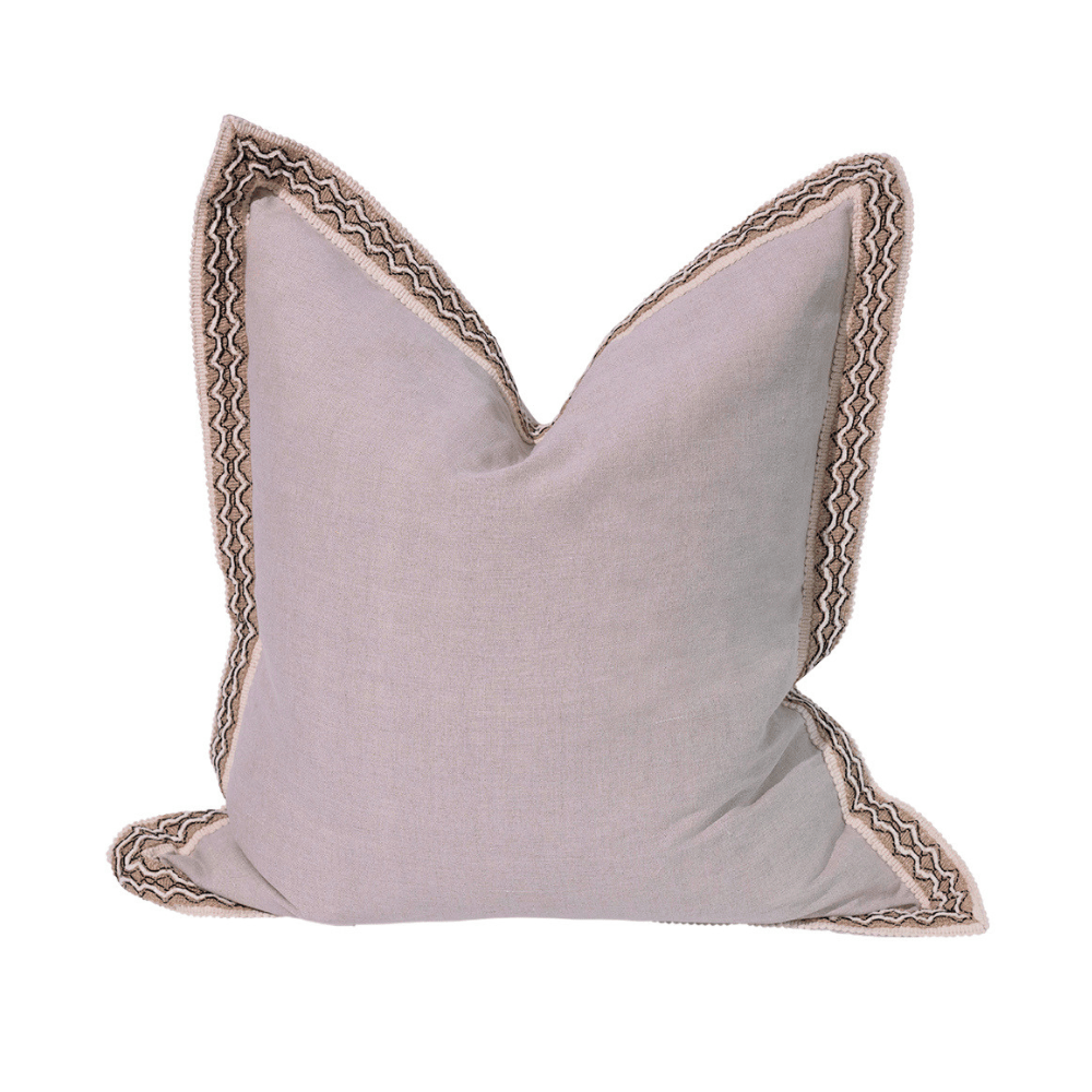 BHD HOME Haze Braid Natural Euro Cushion 65 x 65cm