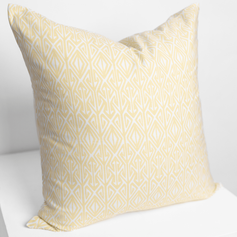 BHD HOME Lounge Cushion Arrow Print Lemon Lounge Cushion 55 x 55cm