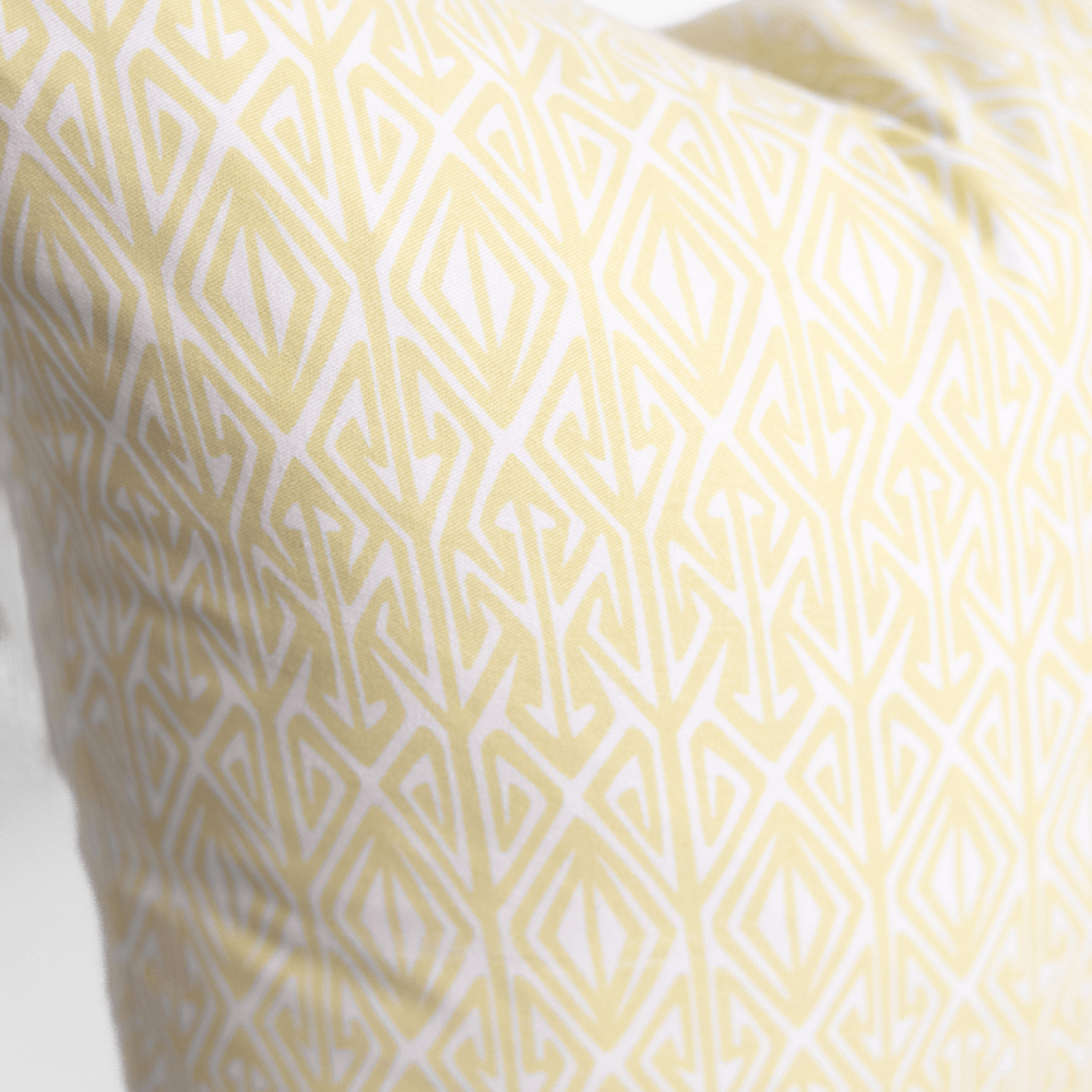 BHD HOME Lounge Cushion Arrow Print Lemon Lounge Cushion 55 x 55cm