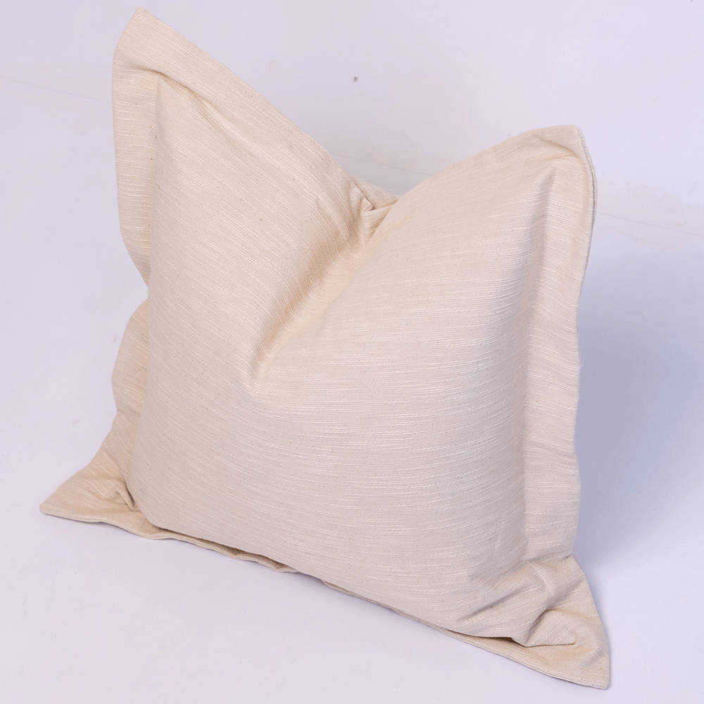 BHD HOME Lounge Cushion Dorset Flange Natural Lounge Cushion 55 x 55cm