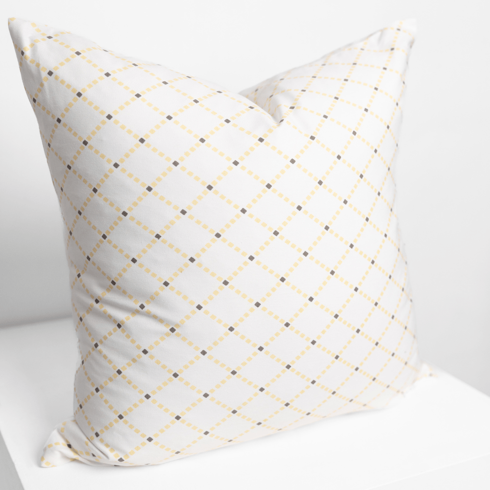 BHD HOME Lounge Cushion Intermeshed Lemon Lounge Cushion 55 x 55cm