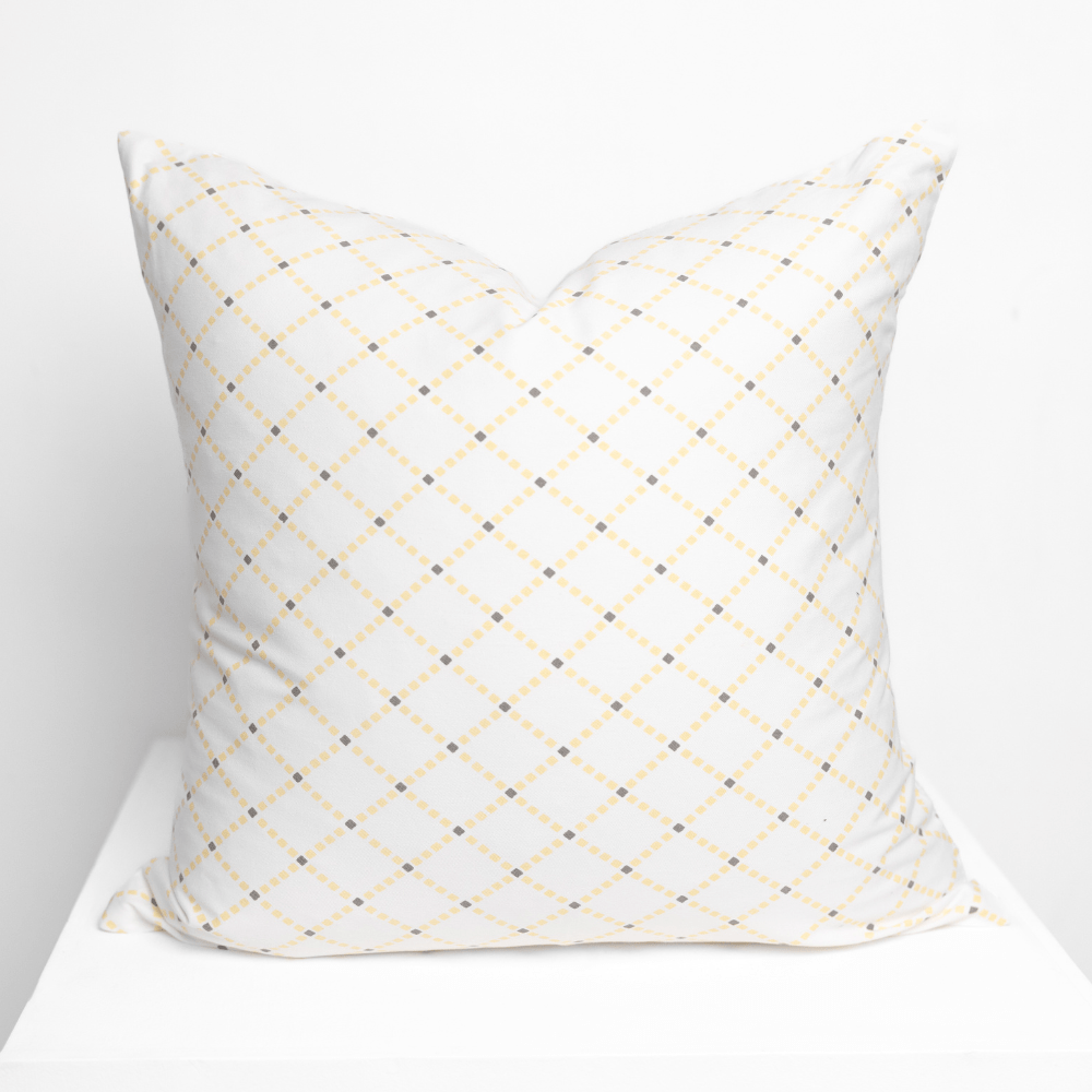 BHD HOME Lounge Cushion Intermeshed Lemon Lounge Cushion 55 x 55cm