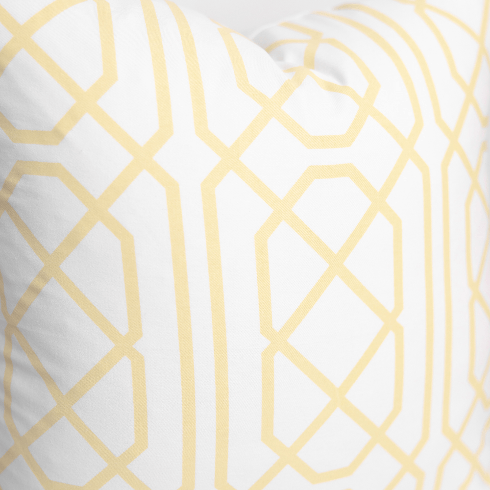 BHD HOME Lounge Cushion Jagger Lemon Lounge Cushion 55 x 55cm