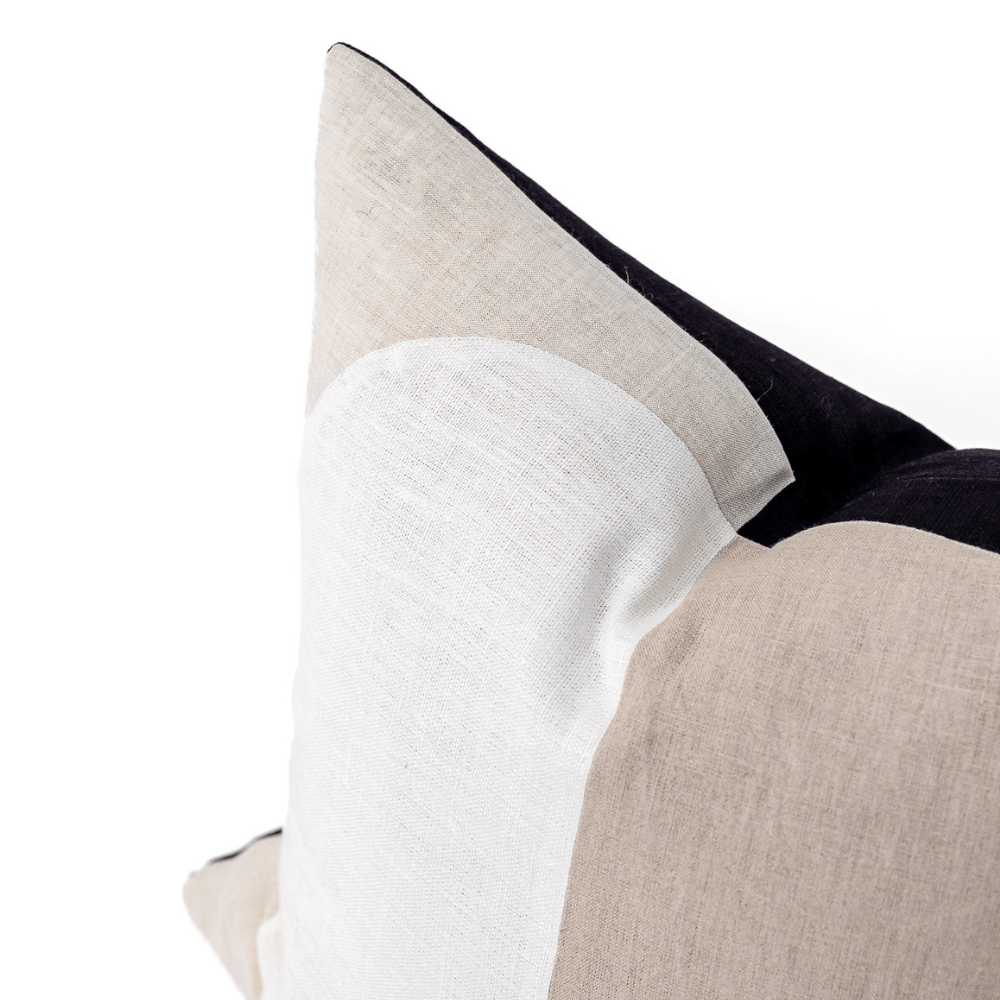 BHD HOME Lounge Cushion Linen Earth Moon Lounge Cushion 55 x 55cm