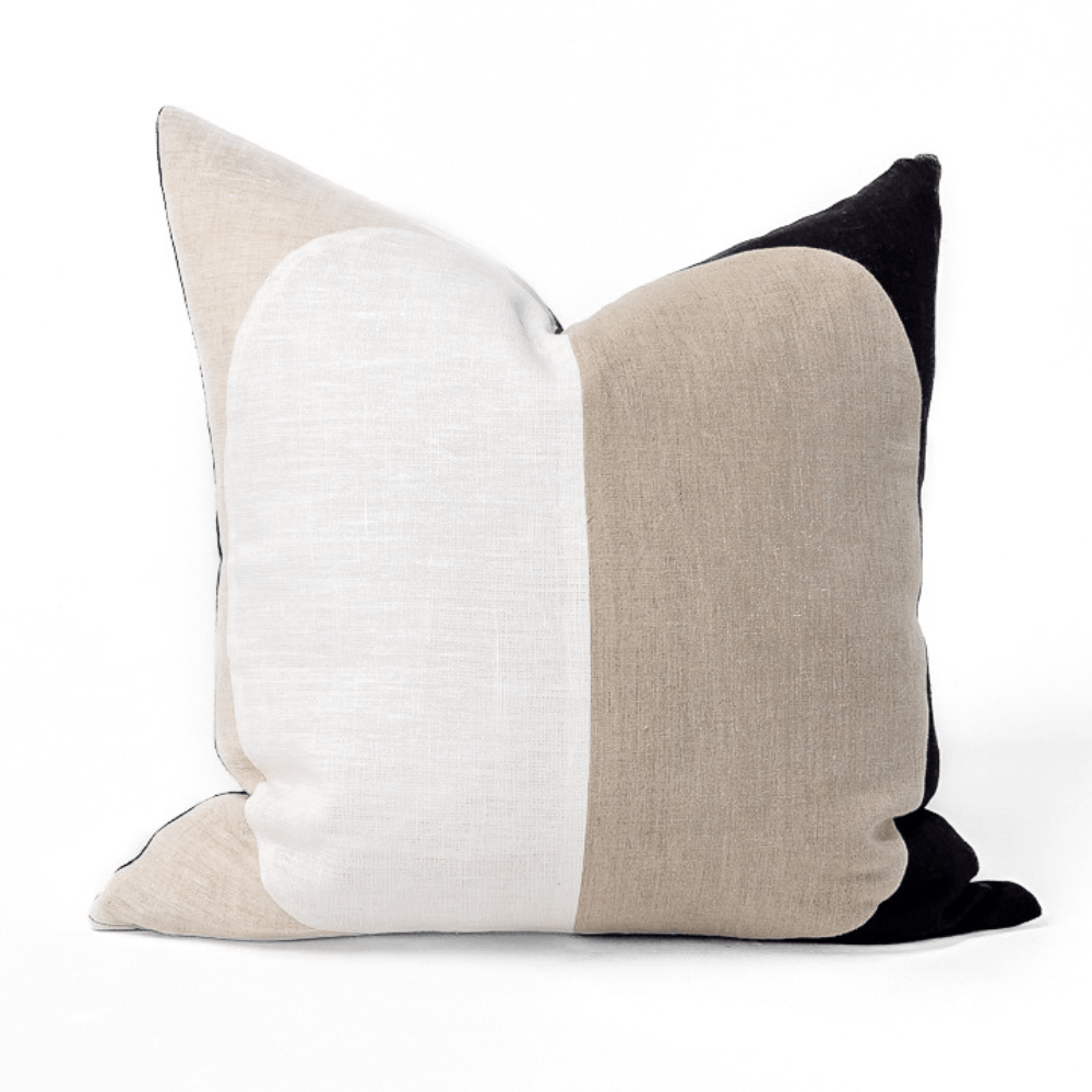 BHD HOME Lounge Cushion Linen Earth Moon Lounge Cushion 55 x 55cm