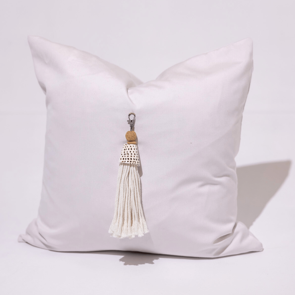 BHD HOME Lounge Cushion Outdoor Nautical Shell Junonia White Medium Cushion 55x 55cm