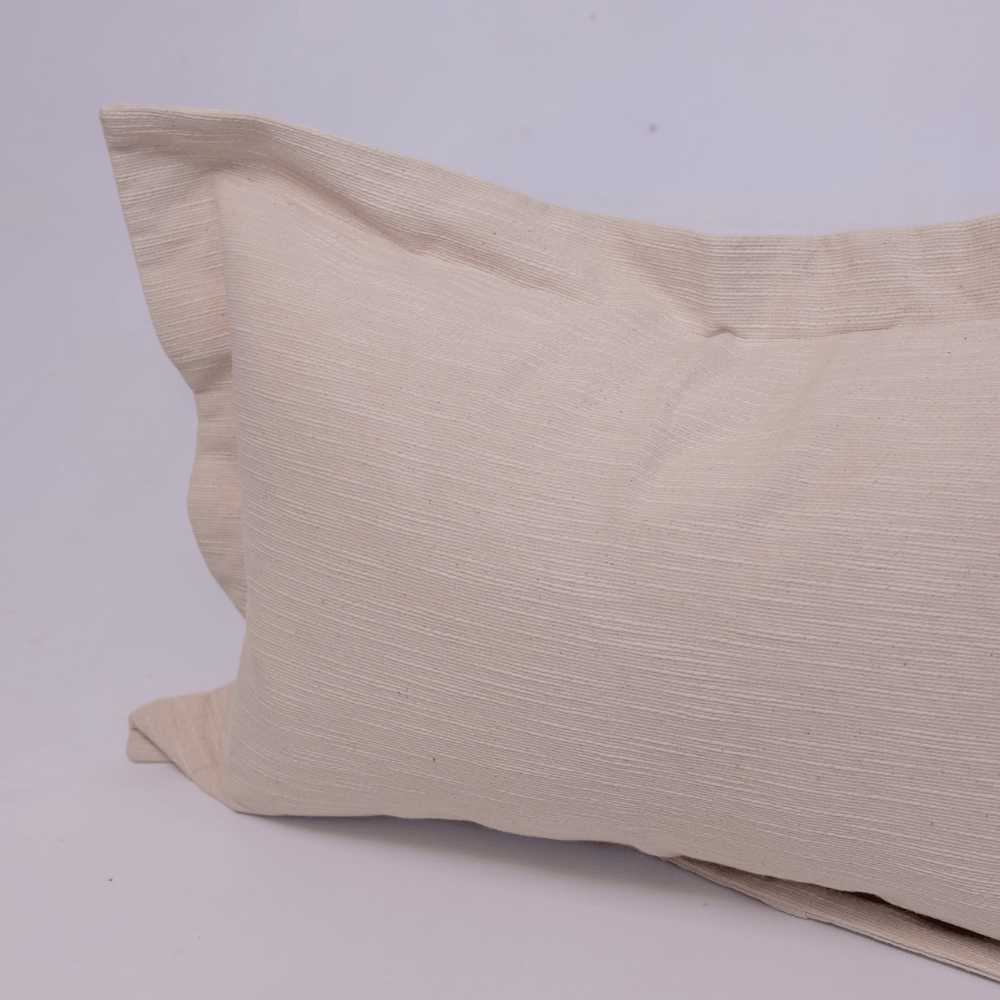 BHD HOME Lumber Cushion Dorset Flange Natural Lumbar Cushion 40 x 60cm