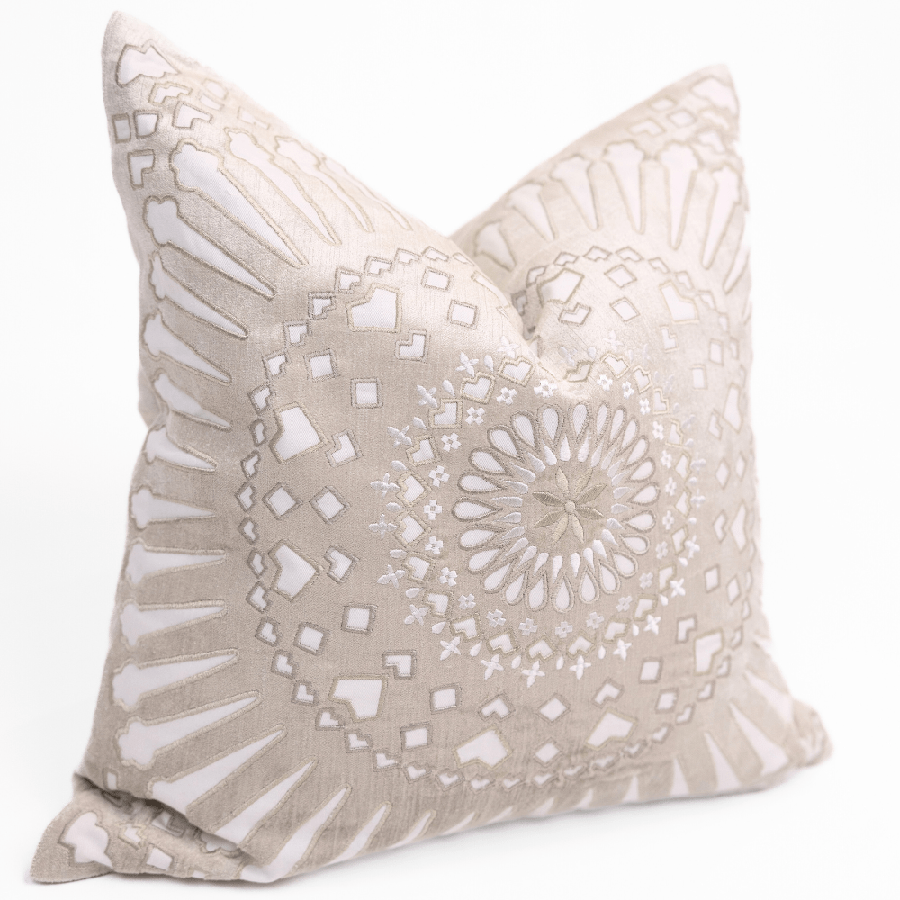 BHD HOME Mayan Sphere Frost Lounge Cushion 55 x 55cm