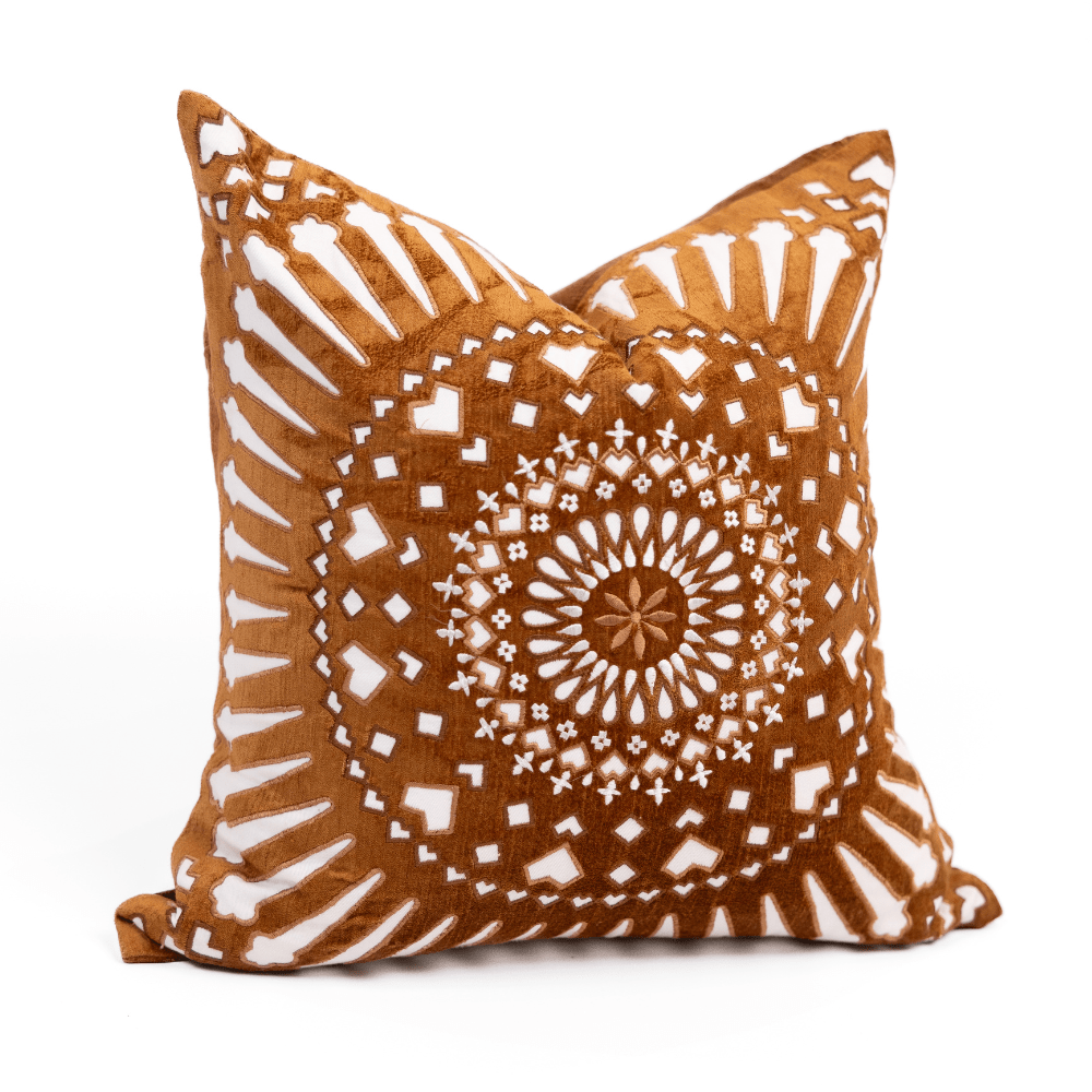 BHD HOME Mayan Sphere Toffee Lounge Cushion 55 x 55cm