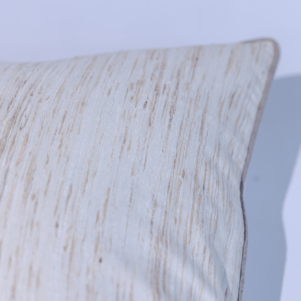 BHD HOME Milton Cushion in Oyster Silk