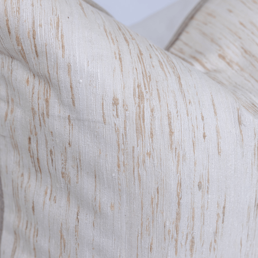 BHD HOME Milton Cushion in Oyster Silk