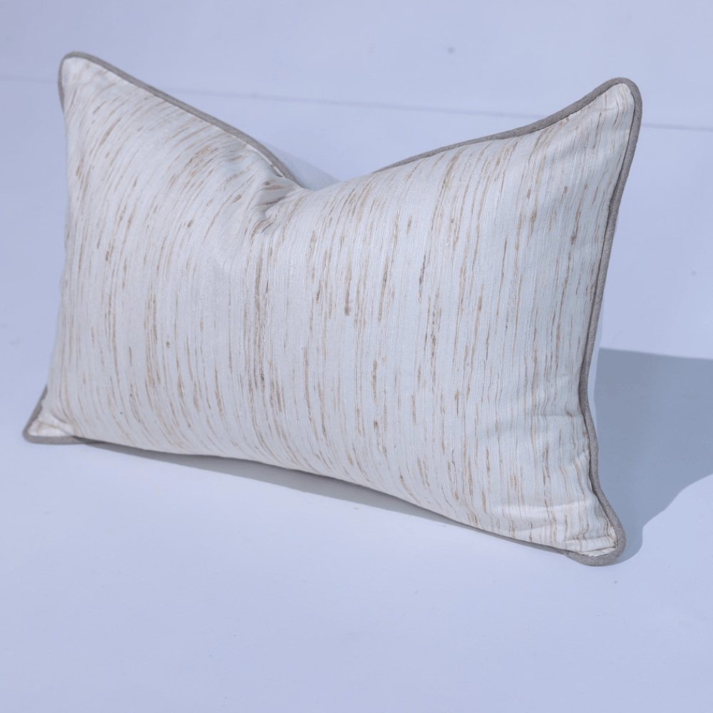 BHD HOME Milton Lumber Cushion in Oyster Silk