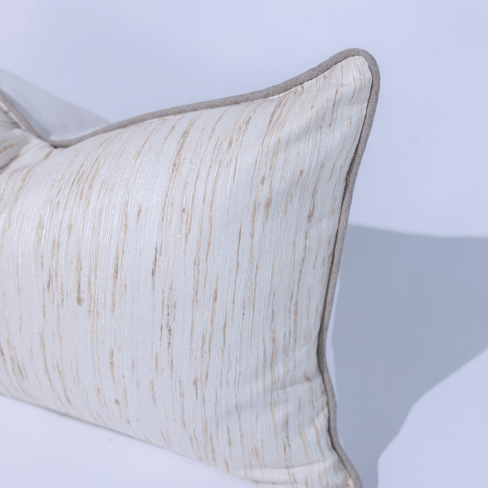 BHD HOME Milton Lumber Cushion in Oyster Silk