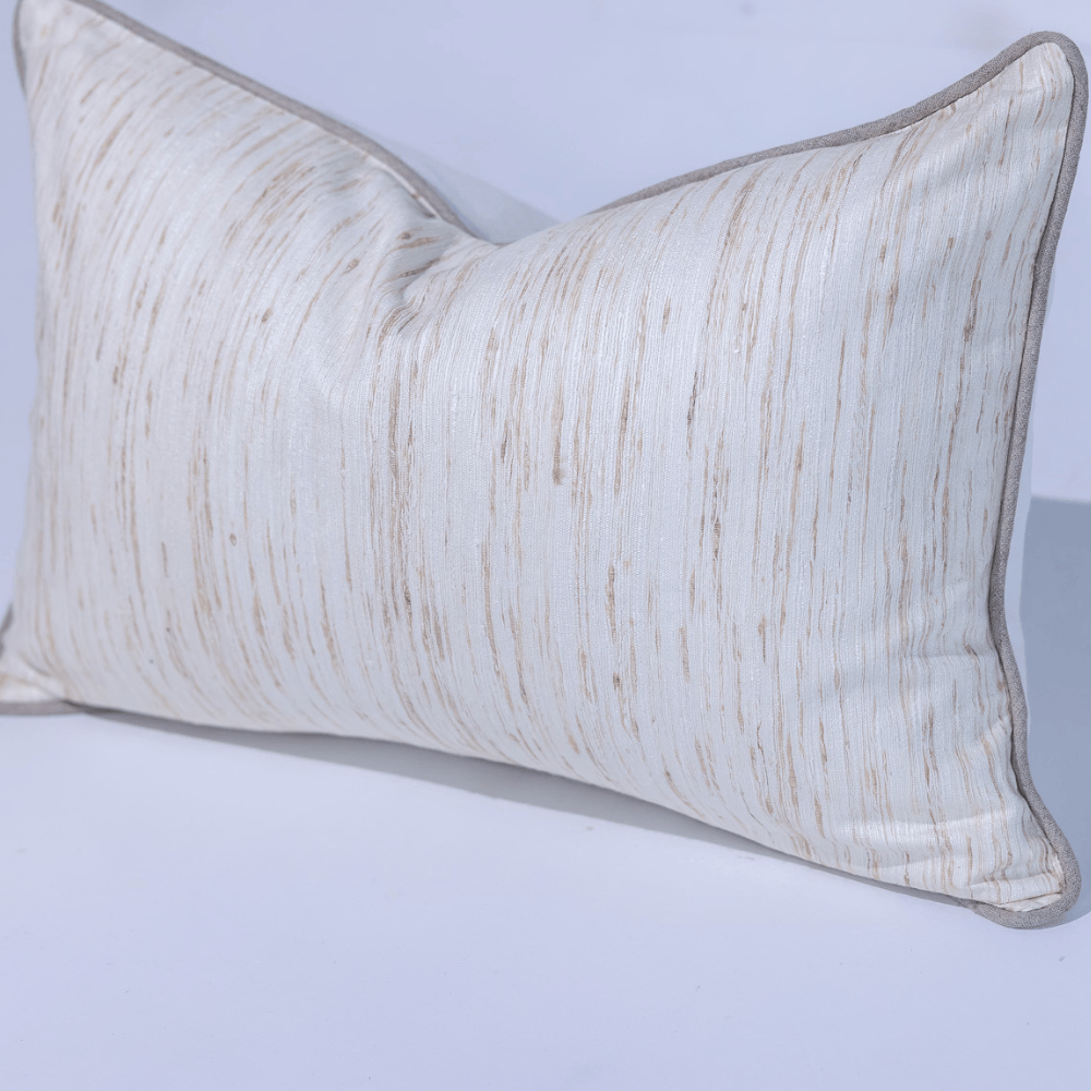 BHD HOME Milton Lumber Cushion in Oyster Silk
