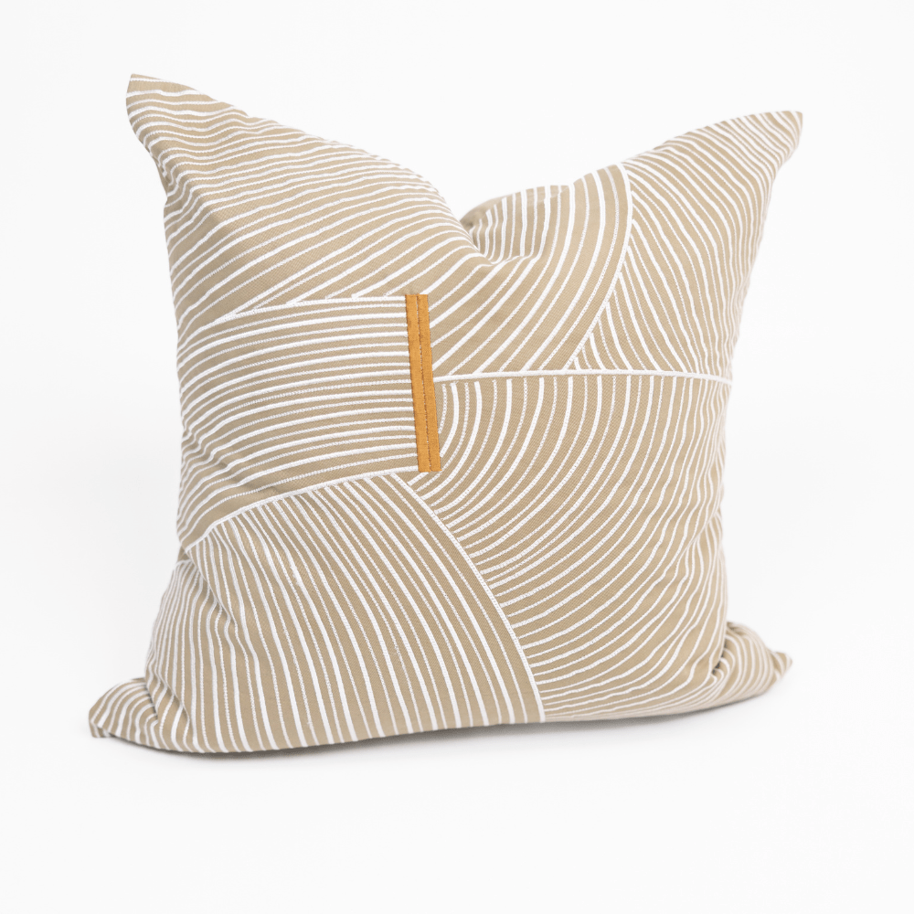 BHD HOME Niseko Rake Natural Lounge Cushion 55 x 55cm