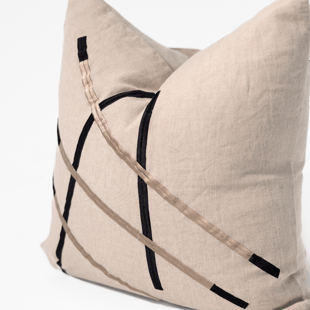 BHD HOME Niseko Sticks Natural Lounge Cushion 55 x 55cm