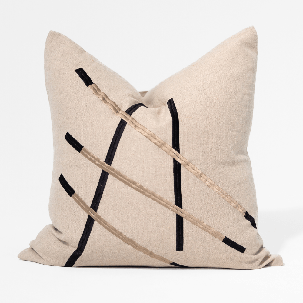 BHD HOME Niseko Sticks Natural Lounge Cushion 55 x 55cm