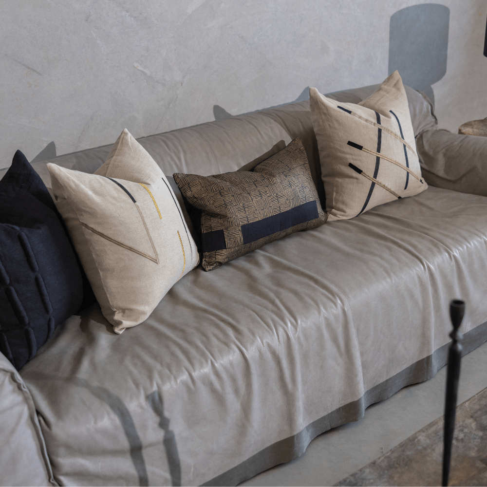 BHD HOME Niseko Sticks Natural Lounge Cushion 55 x 55cm